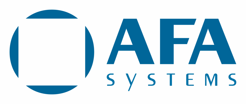 Logo blu AFA Systems in formato png